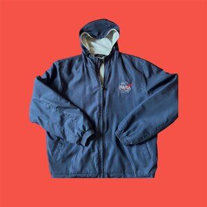 NASA unisex flight zip up bomber jacket with hoodie